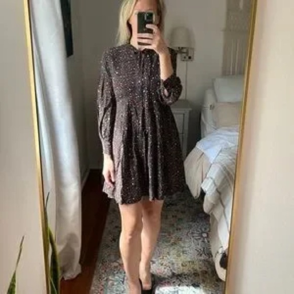 Madewell Silk Necktie Dress